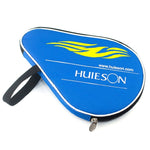 HUIESON HS-PT-H02 Racchetta da ping pong singola in tessuto Oxford con cerniera a forma di zucca con borsa per palline, dimensioni: 30x20,5 cm, HUIESON HS-PT-H02 (Black), HUIESON HS-PT-H02 (Blue)