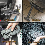 Portapacchi per auto sul tetto del veicolo Assistenza per installare facilmente il gradino della porta agganciato al martello di sicurezza portatile SUV per camion per auto, Vehicle Rooftop Rack