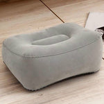 Tappetino per cuscino poggiapiedi gonfiabile portatile da viaggio, 16x9cm, 38x29cm