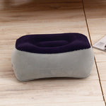 Tappetino per cuscino poggiapiedi gonfiabile portatile da viaggio, 16x9cm, 38x29cm