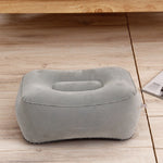 Tappetino per cuscino poggiapiedi gonfiabile portatile da viaggio, 16x9cm, 38x29cm