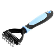 Spazzola per attrezzi per la cura dei capelli in pelliccia per cani e gatti, Blue, Pink