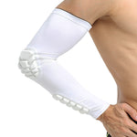 Manicotto da basket cellulare anti-collisione anti-scivolo compressione gomito equipaggiamento protettivo, L, M, XL
