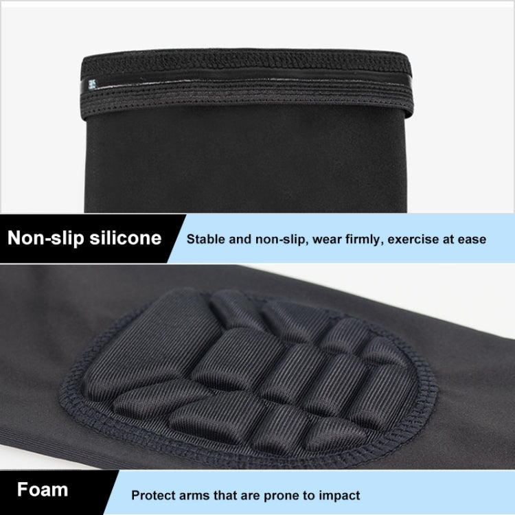 Manicotto da basket cellulare anti-collisione anti-scivolo compressione gomito equipaggiamento protettivo, L, M, XL
