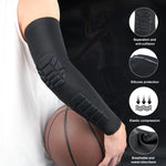 Manicotto da basket cellulare anti-collisione anti-scivolo compressione gomito equipaggiamento protettivo, L, M, XL