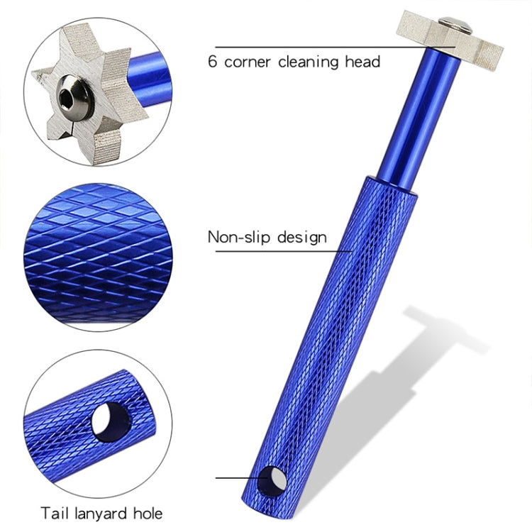 2 pezzi testa per scanalatura golf affilatura forte utensile in lega a cuneo, Sharpening Tool Blue, Sharpening Tool Black, Sharpening Tool Gold, Sharpening Tool Red, Sharpening Tool Purple, Sharpening Tool White