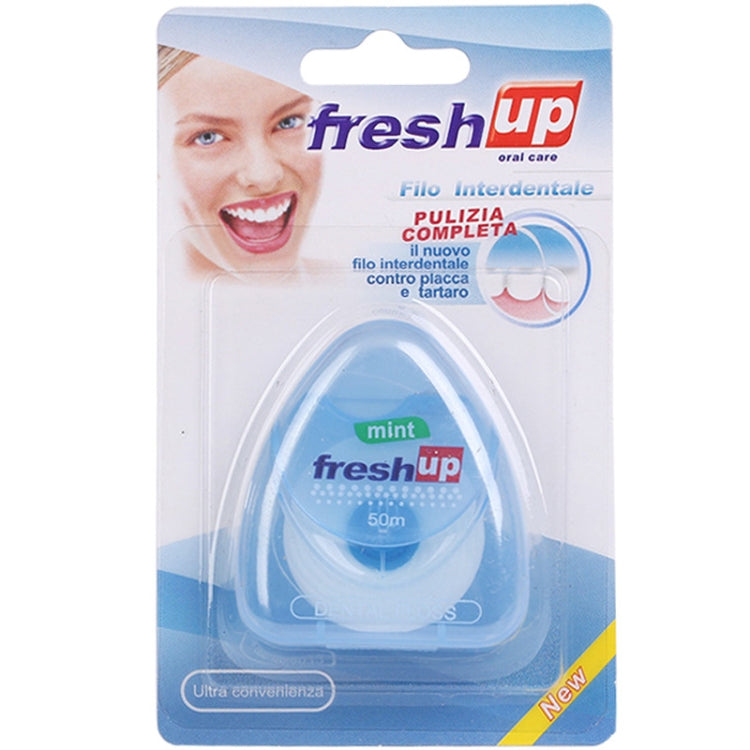 Flosser dentale 50 m con cera aromatizzata alla menta