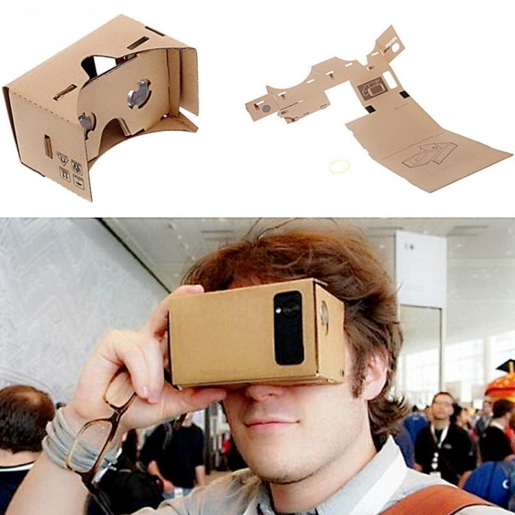 3D Cardboard Virtual Reality Glasses for Cell Phones