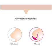 5 pezzi di adesivi per copricapezzoli in silicone per donne, inserti patch per reggiseno in spugna