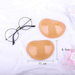 5 adesivi copricapezzoli in silicone a forma di cuore