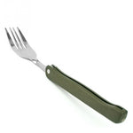 Mini set da tavola portatile Set di posate pieghevoli per attrezzi da esterno con coltelli forchetta cucchiaio per campeggio picnic in acciaio inossidabile