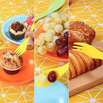 2 set 3 in 1 stoviglie da campeggio all'aperto resistenti al calore cucchiaio forchetta coltello utensili da campeggio per escursionismo (6 pezzi = 1 set), 2 Set