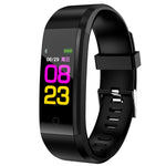 ID115 Plus Smart Bracciale Fitness Cardiofrequenzimetro Pedometro Pressione sanguigna Salute Corsa Sport SmartWatch per IOS Android, ID115 Plus Black, ID115 Plus Purple, ID115 Plus Blue, ID115 Plus Red, ID115 Plus Dark Blue