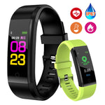 ID115 Plus Smart Bracciale Fitness Cardiofrequenzimetro Pedometro Pressione sanguigna Salute Corsa Sport SmartWatch per IOS Android, ID115 Plus Black, ID115 Plus Purple, ID115 Plus Blue, ID115 Plus Red, ID115 Plus Dark Blue