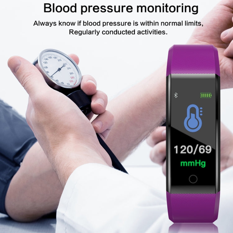 ID115 Plus Smart Bracciale Fitness Cardiofrequenzimetro Pedometro Pressione sanguigna Salute Corsa Sport SmartWatch per IOS Android, ID115 Plus Black, ID115 Plus Purple, ID115 Plus Blue, ID115 Plus Red, ID115 Plus Dark Blue
