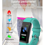 ID115 Plus Smart Bracciale Fitness Cardiofrequenzimetro Pedometro Pressione sanguigna Salute Corsa Sport SmartWatch per IOS Android, ID115 Plus Black, ID115 Plus Purple, ID115 Plus Blue, ID115 Plus Red, ID115 Plus Dark Blue