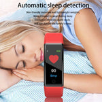 ID115 Plus Smart Bracciale Fitness Cardiofrequenzimetro Pedometro Pressione sanguigna Salute Corsa Sport SmartWatch per IOS Android, ID115 Plus Black, ID115 Plus Purple, ID115 Plus Blue, ID115 Plus Red, ID115 Plus Dark Blue