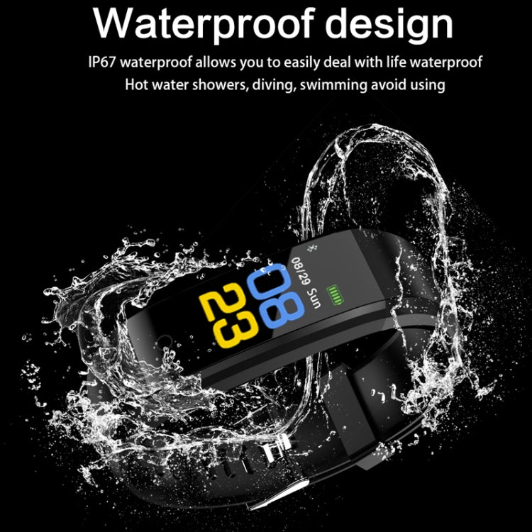ID115 Plus Smart Bracciale Fitness Cardiofrequenzimetro Pedometro Pressione sanguigna Salute Corsa Sport SmartWatch per IOS Android, ID115 Plus Black, ID115 Plus Purple, ID115 Plus Blue, ID115 Plus Red, ID115 Plus Dark Blue