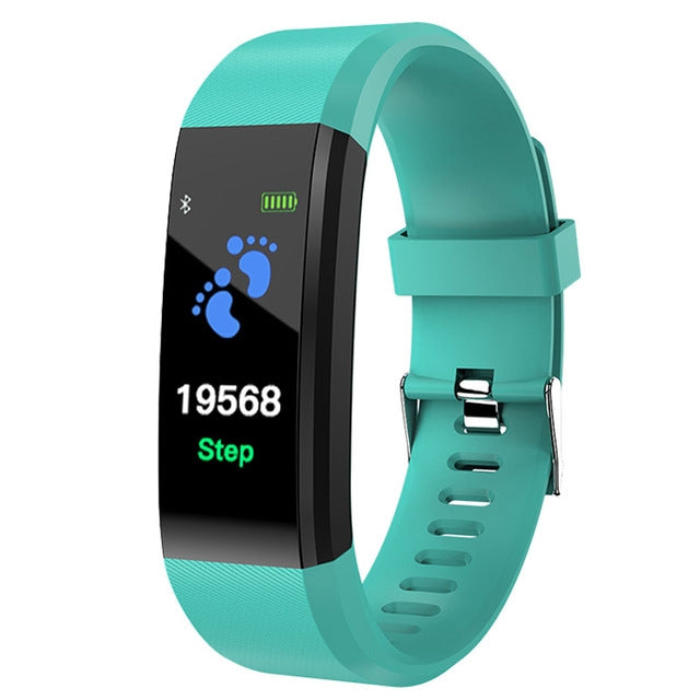 ID115 Plus Smart Bracciale Fitness Cardiofrequenzimetro Pedometro Pressione sanguigna Salute Corsa Sport SmartWatch per IOS Android, ID115 Plus Black, ID115 Plus Purple, ID115 Plus Blue, ID115 Plus Red, ID115 Plus Dark Blue