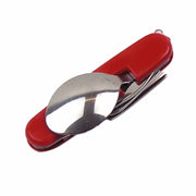 Stoviglie da esterno Cucchiaio / Forchetta / Coltello / Apribottiglie in acciaio inossidabile Set di posate pieghevoli multifunzionali 4 in 1