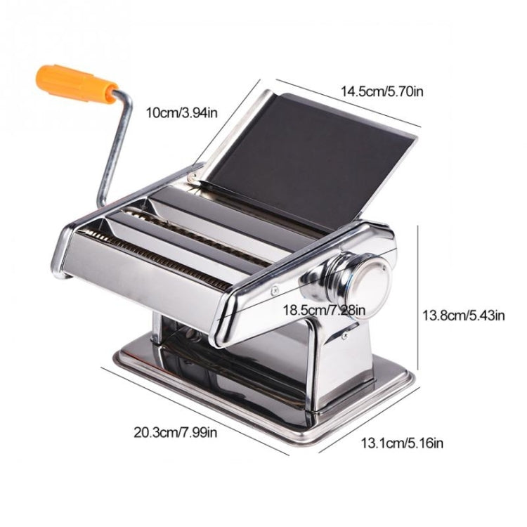 Macchina per fare la pasta in acciaio inossidabile per uso domestico, tagliatella manuale per spaghetti, Noodle Maker