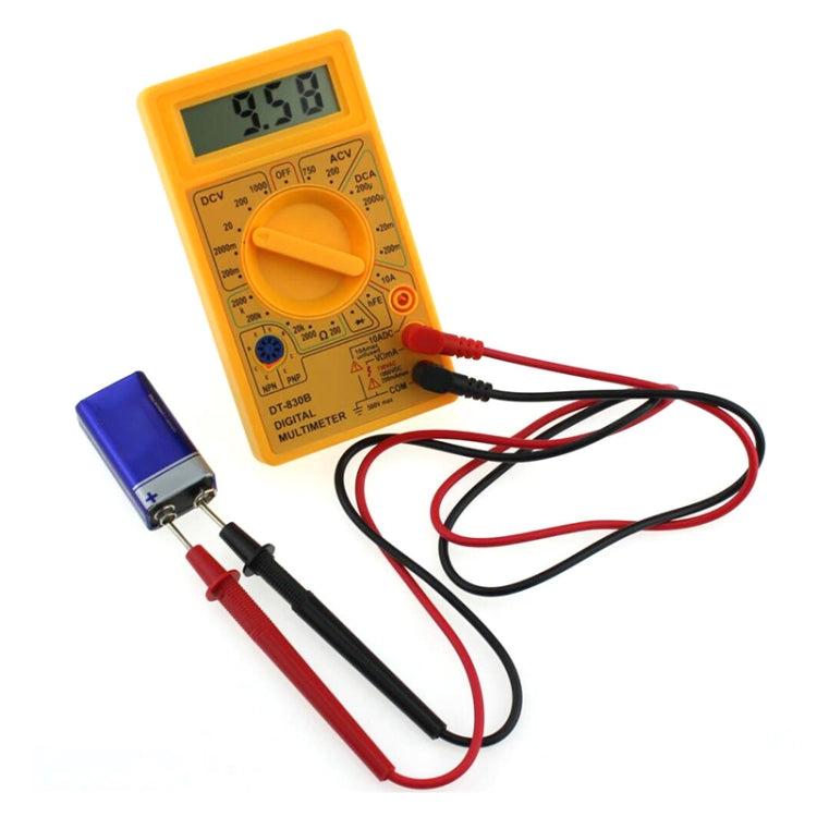 DT-830B Multimetro digitale portatile Amperometro Voltmetro Display digitale Tester universale