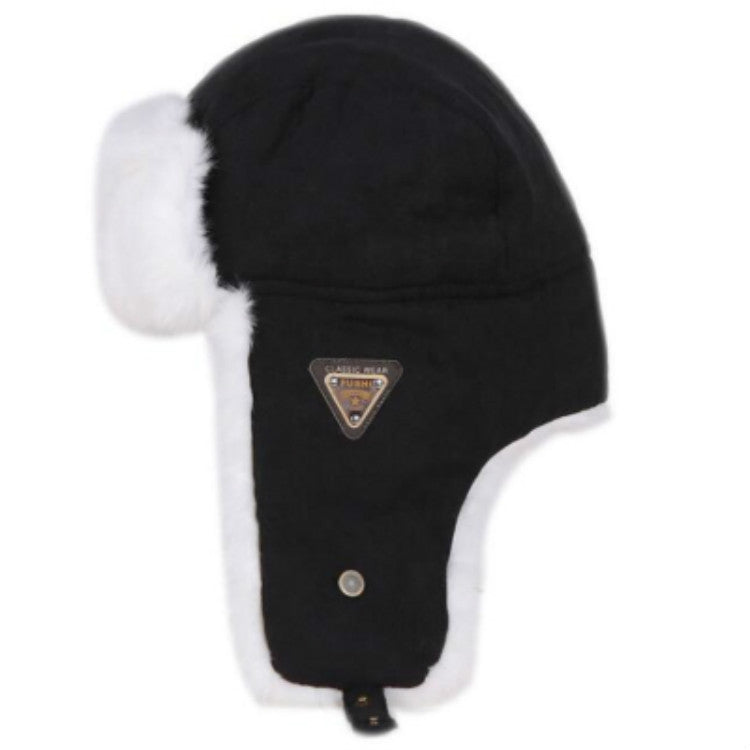 Cappelli da volo con cappuccio caldo antivento da viaggio autunnale e invernale, L（58-60cm）