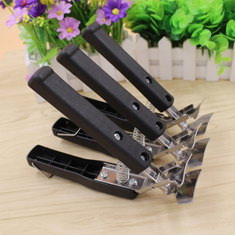 Home Camping Hinking Anti-caldo Anti-scottatura Pentola Ciotola Pan Ciotola Pinza Pentole Cottura Picnic Braccio Supporto Carrier Maniglia Morsetto a clip, Bowl Picker, Black