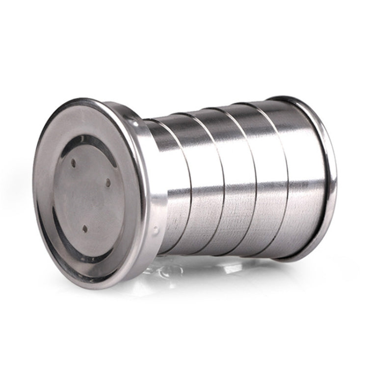 Tazza pieghevole da campeggio in acciaio inossidabile Tazza da viaggio per campeggio all'aperto Tazza pieghevole portatile, S 60ML, M 150ML, L 250ML
