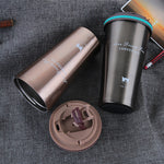 Tazza thermos sottovuoto per ufficio con tazza da caffè regalo creativo portatile in acciaio inossidabile da 500 ml