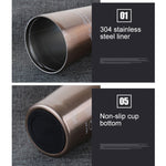 Tazza thermos sottovuoto per ufficio con tazza da caffè regalo creativo portatile in acciaio inossidabile da 500 ml