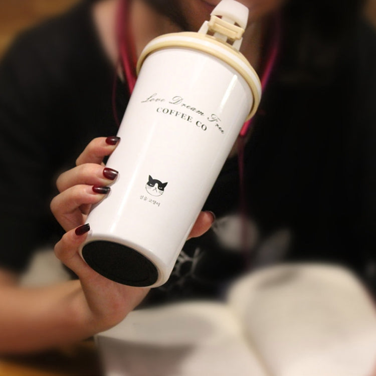 Tazza thermos sottovuoto per ufficio con tazza da caffè regalo creativo portatile in acciaio inossidabile da 500 ml