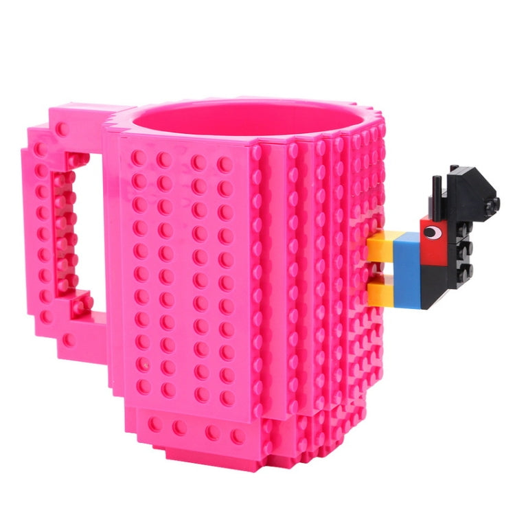 Design creativo con blocchi di costruzione Tazza da latte creativa Tazza da caffè Porta acqua potabile in mattoni da costruire, 301-400ml