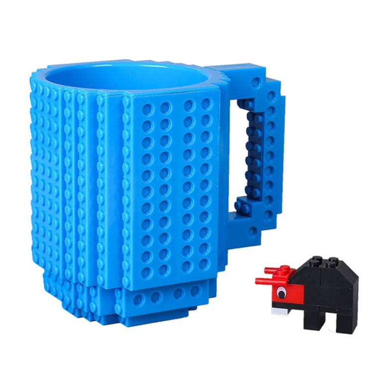 Design creativo con blocchi di costruzione Tazza da latte creativa Tazza da caffè Porta acqua potabile in mattoni da costruire, 301-400ml