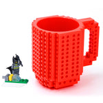 Design creativo con blocchi di costruzione Tazza da latte creativa Tazza da caffè Porta acqua potabile in mattoni da costruire, 301-400ml