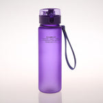 Bottiglie portatili per escursioni in bottiglia d'acqua sportiva a prova di perdite, 400ml, 560ml
