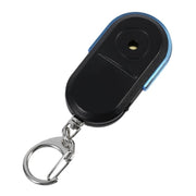5 pezzi portatile anti-smarrimento allarme chiave finder wireless fischio suono LED localizzatore di luce