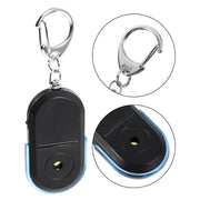 5 pezzi portatile anti-smarrimento allarme chiave finder wireless fischio suono LED localizzatore di luce