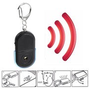 5 pezzi portatile anti-smarrimento allarme chiave finder wireless fischio suono LED localizzatore di luce