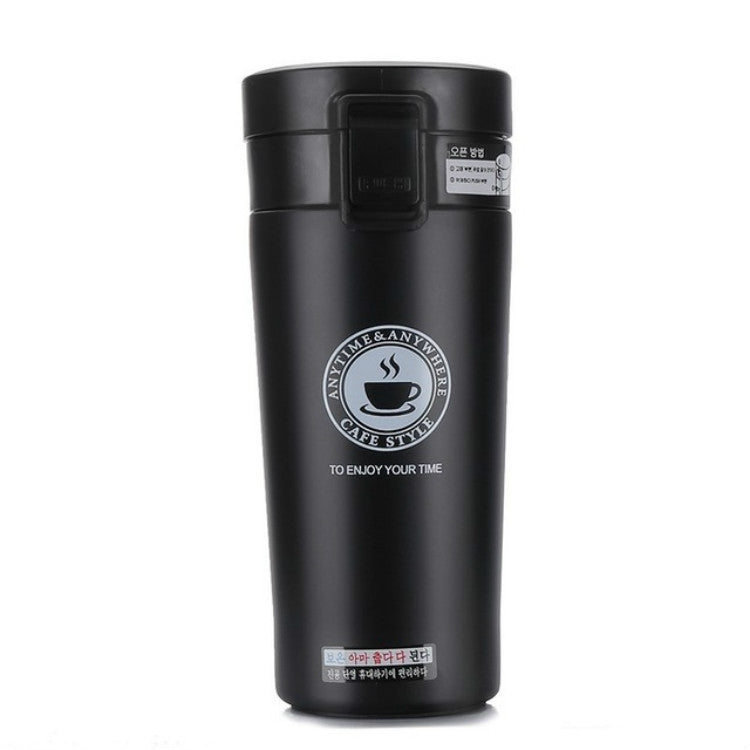 Boccette per vuoto a doppia parete in acciaio inossidabile da 380 ml Tazza termica per auto, caffè, tè, tazza da viaggio, bottiglia termica, 380ml