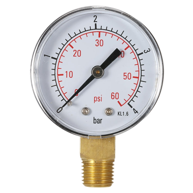 Manometro idraulico del filtro della piscina antiurto in acciaio inossidabile, Pressure Gauge