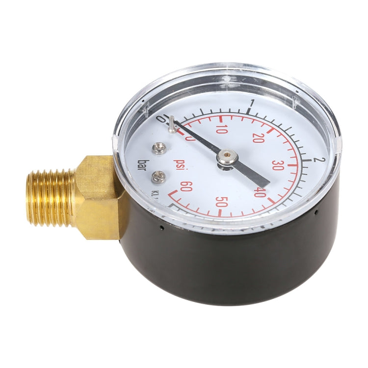 Manometro idraulico del filtro della piscina antiurto in acciaio inossidabile, Pressure Gauge