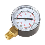 Manometro idraulico del filtro della piscina antiurto in acciaio inossidabile, Pressure Gauge