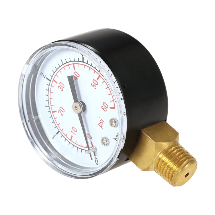 Manometro idraulico del filtro della piscina antiurto in acciaio inossidabile, Pressure Gauge