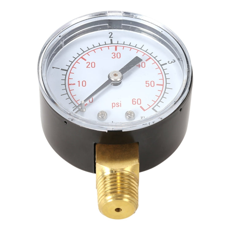 Manometro idraulico del filtro della piscina antiurto in acciaio inossidabile, Pressure Gauge