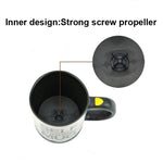 Tazze da 400ml Tazza automatica elettrica con agitazione automatica Tazza da caffè Tazza da caffè con latte Tazza da miscelazione con succo in acciaio inossidabile intelligente Bicchieri