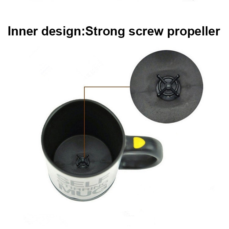 Tazze da 400ml Tazza automatica elettrica con agitazione automatica Tazza da caffè Tazza da caffè con latte Tazza da miscelazione con succo in acciaio inossidabile intelligente Bicchieri