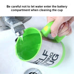 Tazze da 400ml Tazza automatica elettrica con agitazione automatica Tazza da caffè Tazza da caffè con latte Tazza da miscelazione con succo in acciaio inossidabile intelligente Bicchieri