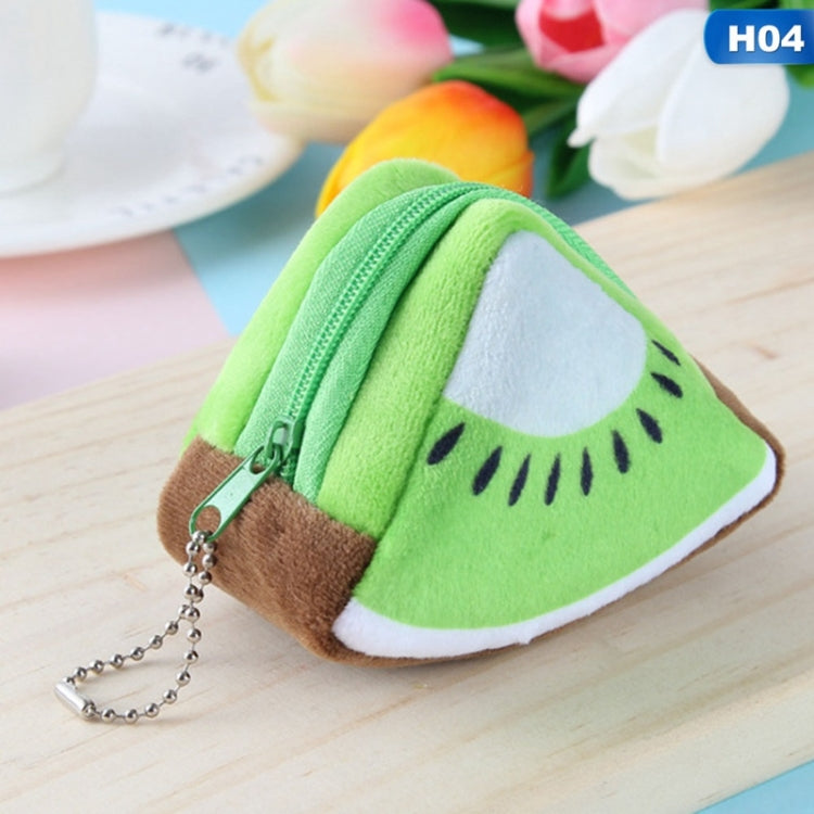 Borsa femminile portamonete in peluche regalo con portafoglio di frutta carina