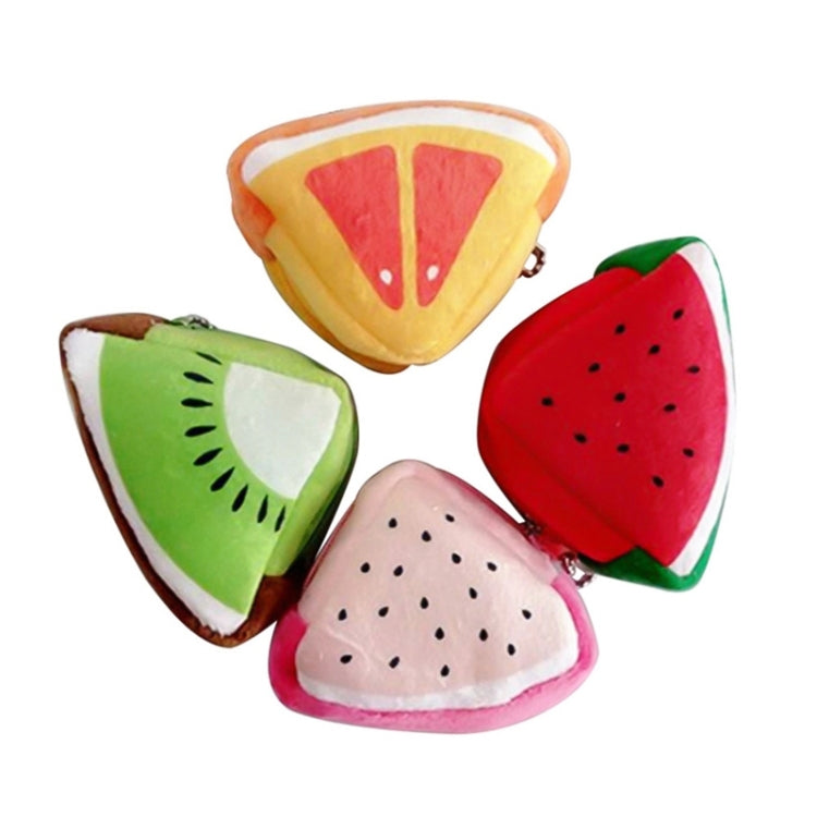Borsa femminile portamonete in peluche regalo con portafoglio di frutta carina